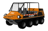 中小型水陸兩棲救援車(8×8,64KW,原地轉向)